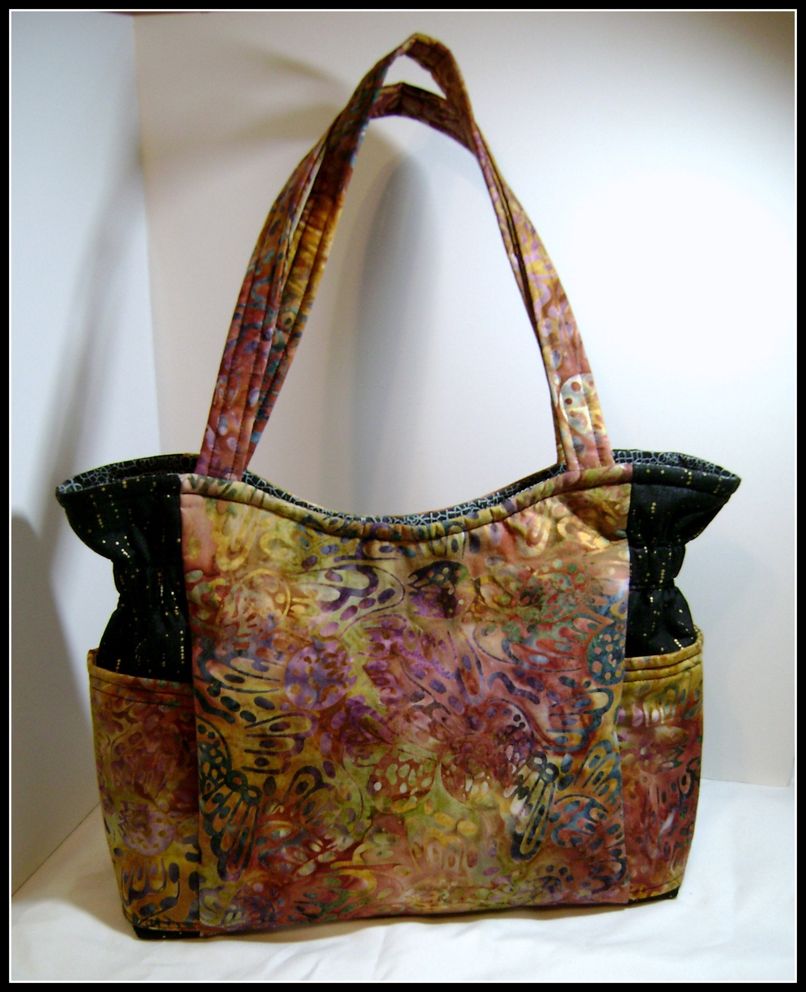 Batik Handbag Batik Fabric Purse One Of a Kind Quilted | Etsy
