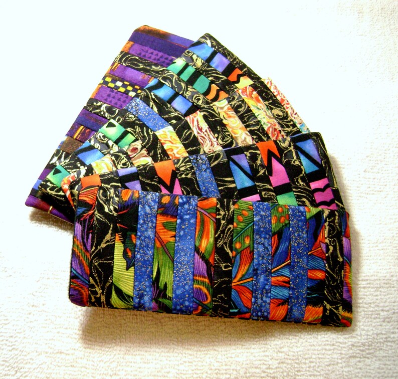 Quilted Eyeglass Case Fabric Glass Case Artsy Glass Case Etsy