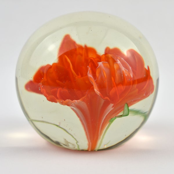 Flower Paperweight Etsy