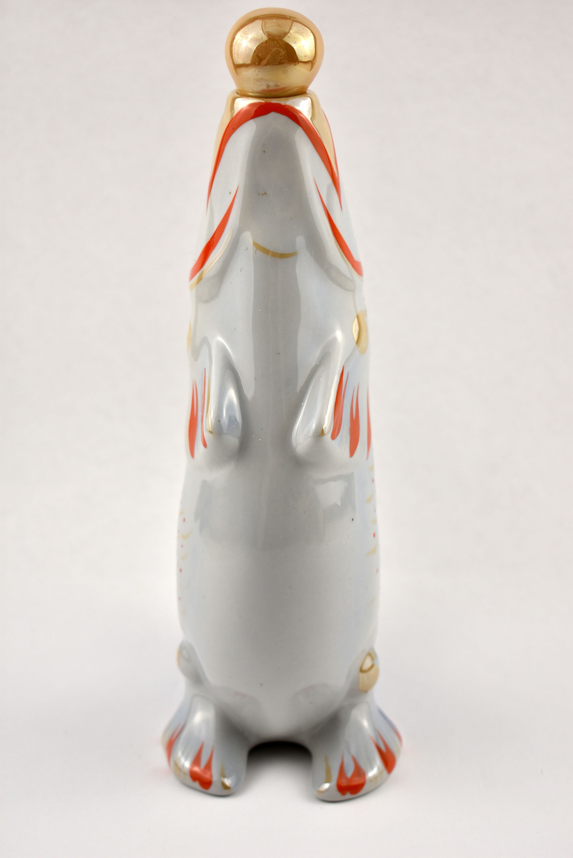 Fish Decanter With Six Fish Shot Glasses Vintage Polonne Etsy