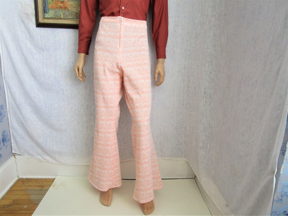 mens pink bell bottoms