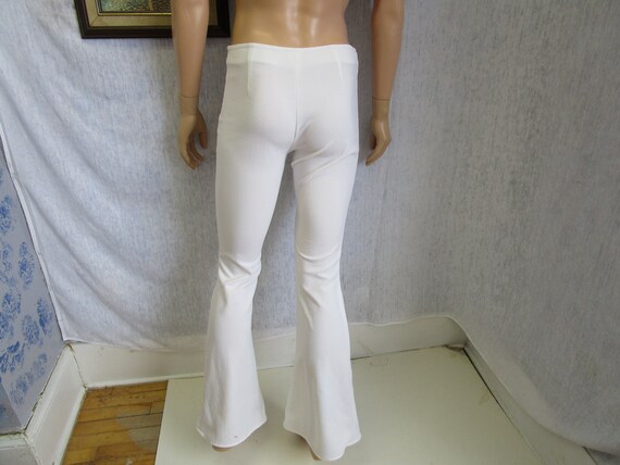 mens polyester bell bottom pants