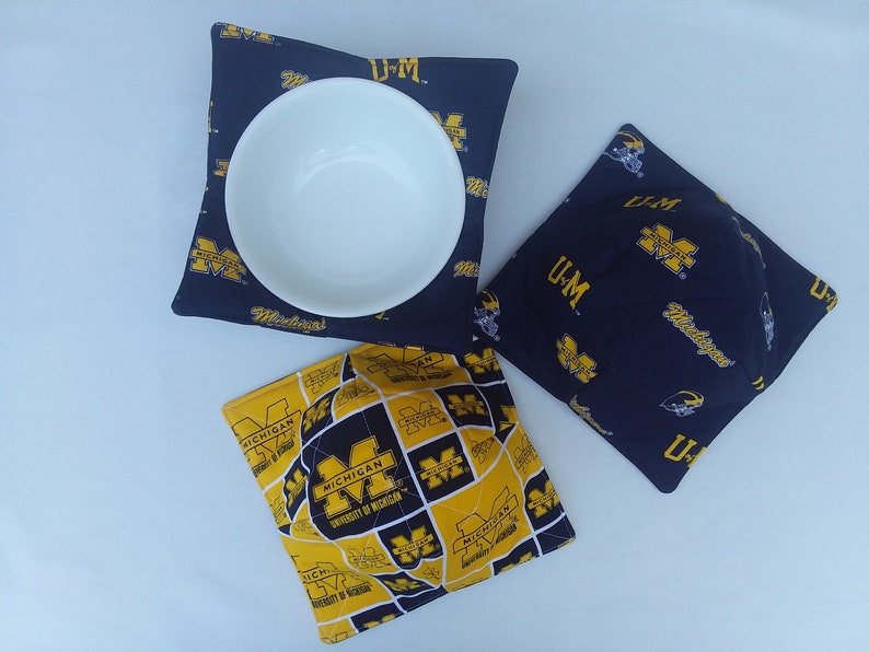 Tarheels UofM Ohio State COLLEGE THEMED Bowl Cozies Blue Devils MI State,Sooners,Crimson Tide,Seminoles,Boilermakers