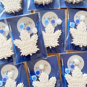 Toronto Maple Leafs Painting Kit – DIY Hockey Party Favor