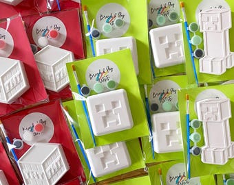 Block World Painting Kit for Kids – Fun DIY Party Favor Craft