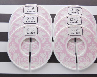 Baby Closet Dividers Clothes Dividers Baby Organizers Closet Dividers Girl Baby Shower Gift  w105