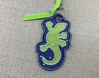 Lizard Bag Tag Backpack Tag Diaper Bag Tag