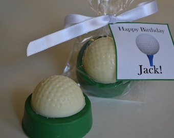 Golf Ball Chocolate Covered Oreos Golf Party Favors, Golf Tournaments, Retirement Party, Sports Chocolate Oreo Cookies, Birthday Favor