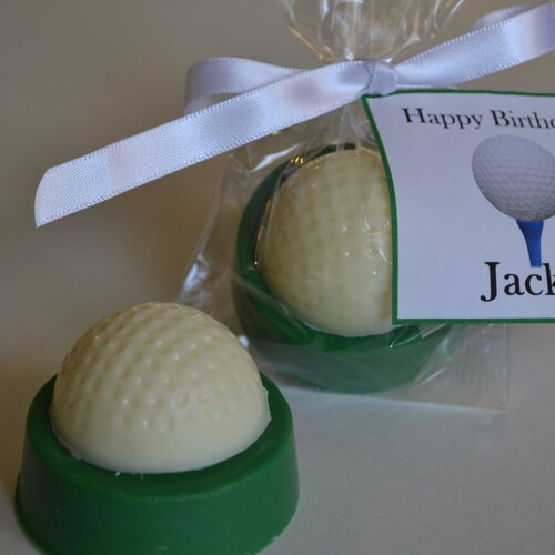 Golf Ball Chocolate Covered Oreos Golf Party Favors Golf Etsy