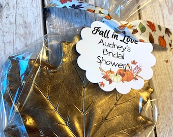 Chocolate Leaf Party Favors - Fall Wedding favor - Autumn party favor - Chocolate Leaf - Thanksgiving favor -