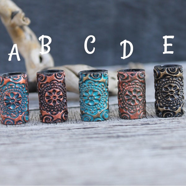 6-22 mm Dread beads Mandala beads dreadlock jewelry dread accessories dreadlock beads dread jewelry dread schmuck perl dread