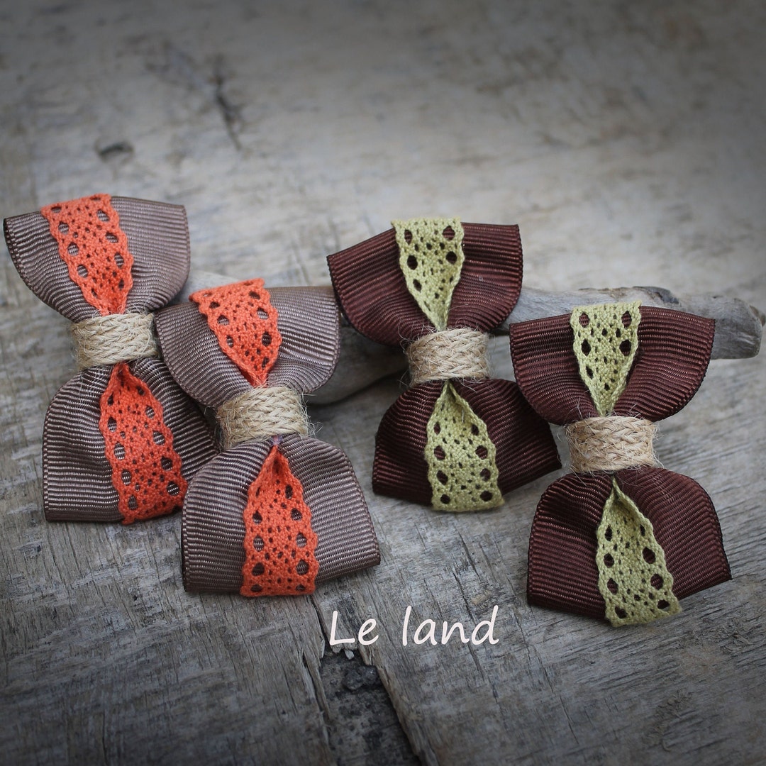 Luxury Hair Clips, Handmade Clips, Gift, Ribbon Hair Clips, Hair Ties