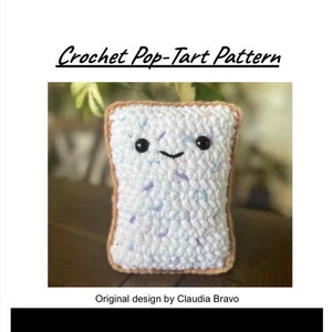 Crochet Pop-Tart Pattern / Crochet Pattern / Pop-Tart Plushie Crochet Pattern