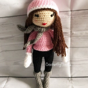 Crochet Sarah Doll/Amigurumi Doll/ Crochet Doll/ Toy Doll---Made To Order