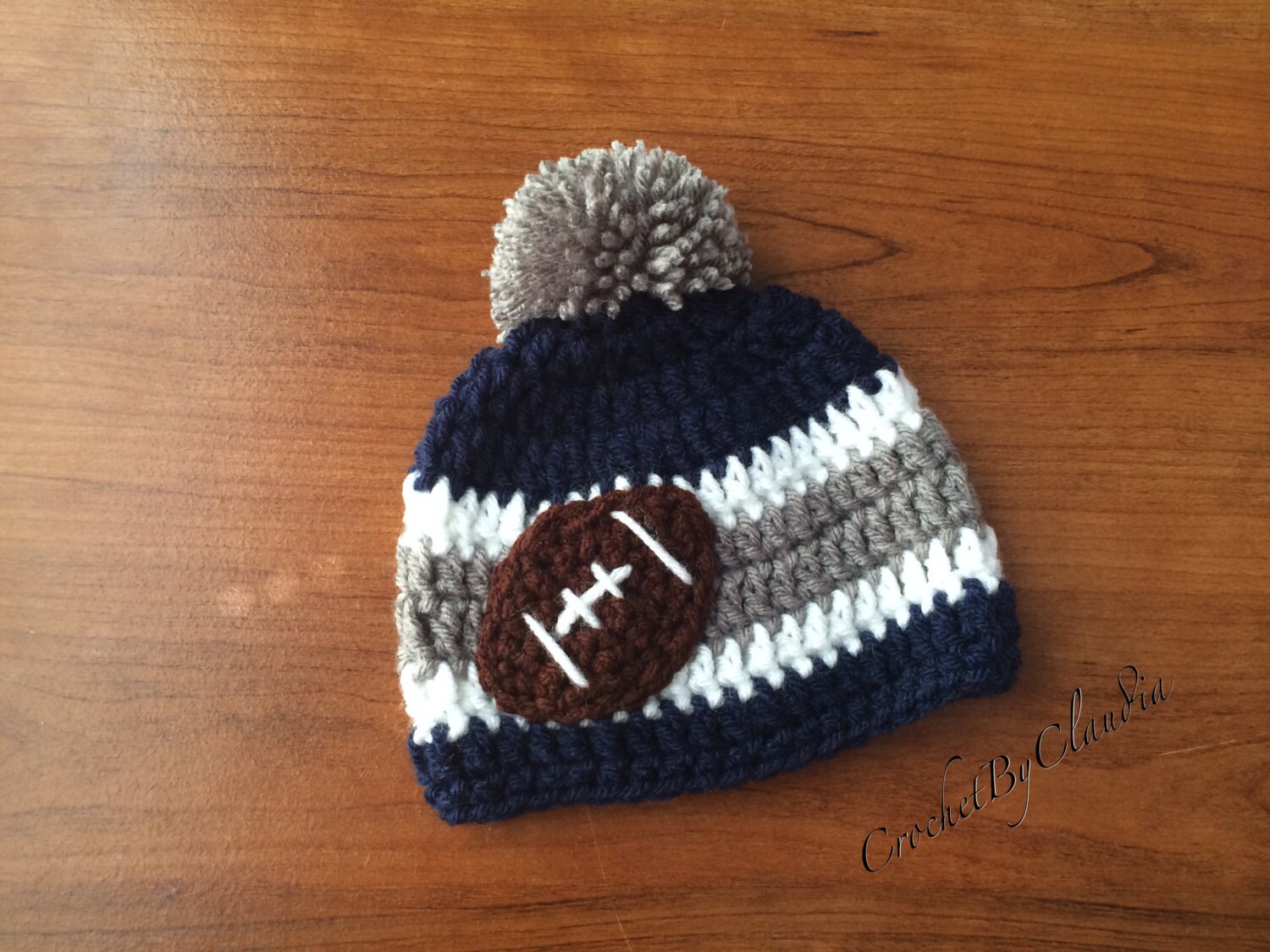 Crochet Dallas Cowboys Inspired Beanie Any Size Etsy