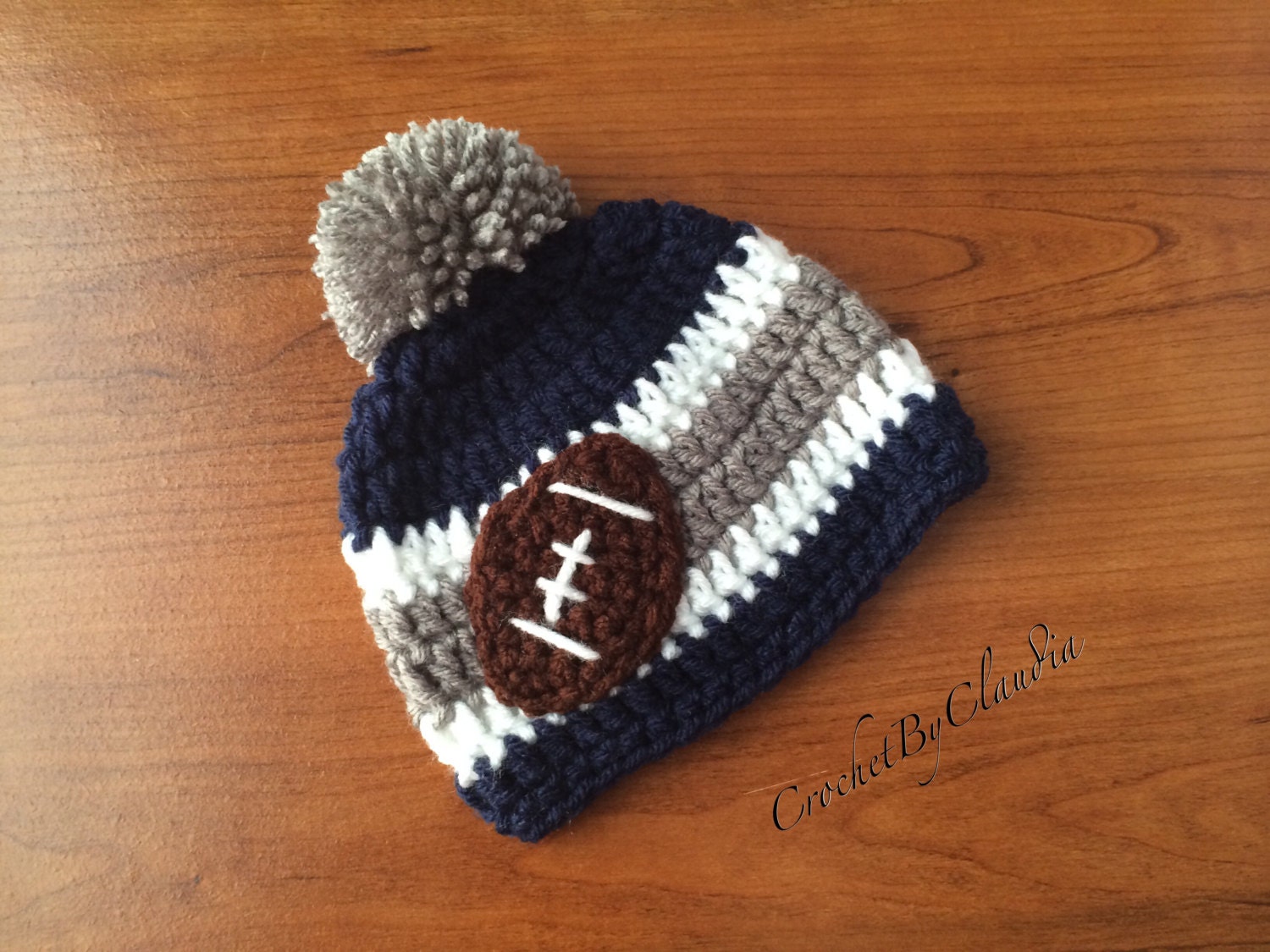 Crochet Dallas Cowboys Inspired Beanie Any Size Etsy