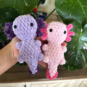 Crochet Axolotl  Plushies/ Plushies/ Stuffed crochet Axolotl / Axolotl / Handmade