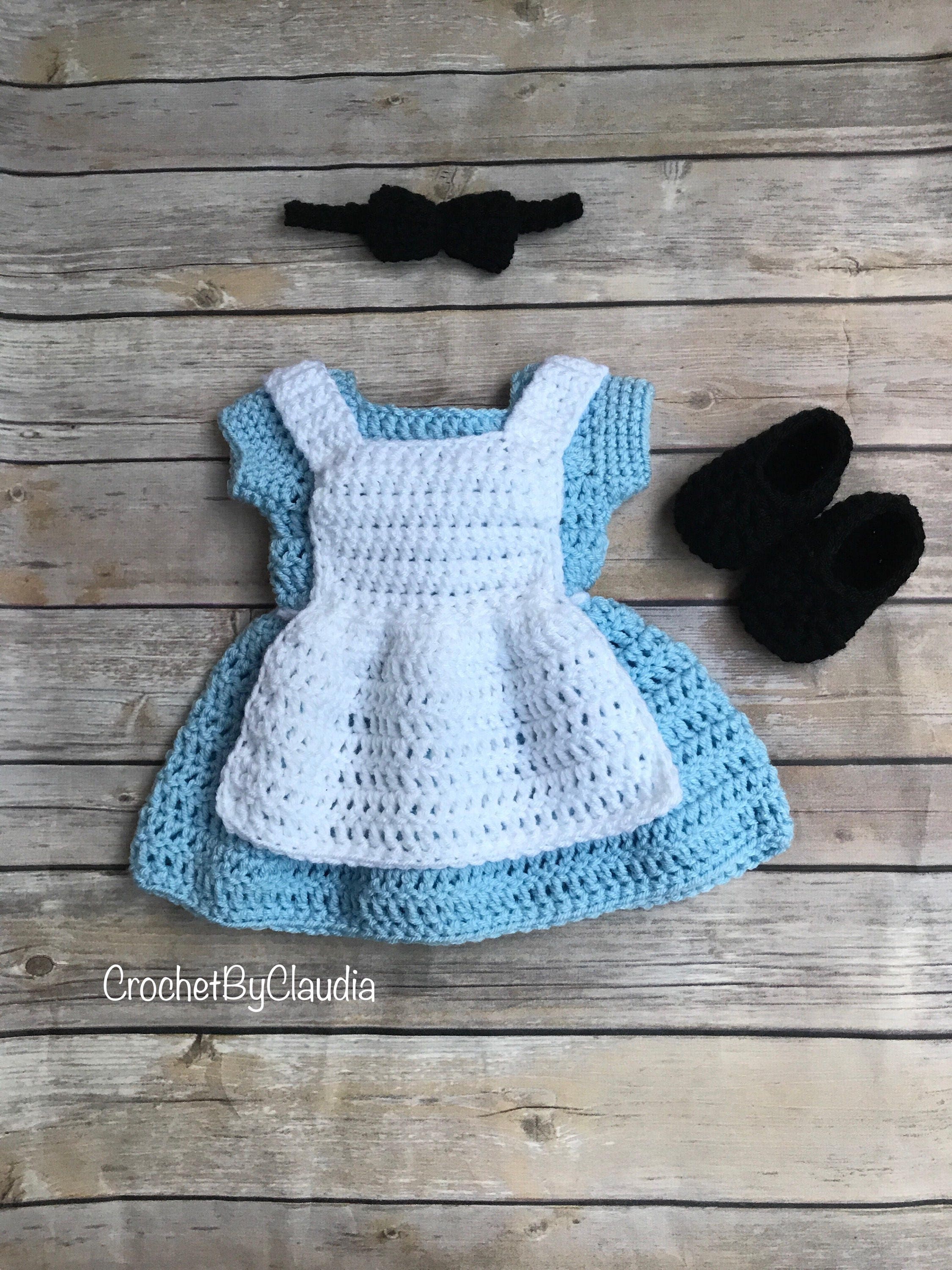 crochet alice in wonderland dress Alice In Wonderland Crochet Dress