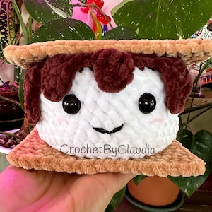 S&#39;more Crochet Pattern: Low Sew Plush Tutorial (PDF Pattern)