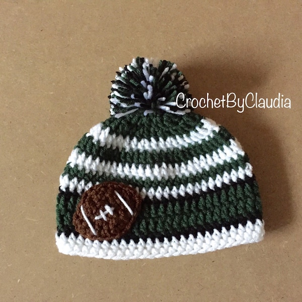 Crochet Philadelphia Eagles Inspired Beanie/ Photography Prop/ Made to Order