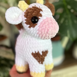 Crochet Cow / Plushie/ Stuffed crochet Cow/ Handmade