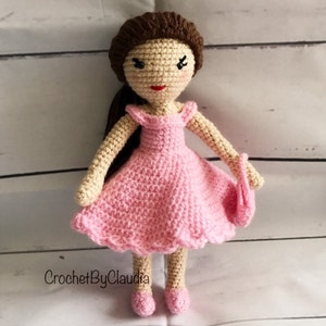 Crochet Mia Doll/Amigurumi Doll/ Crochet Doll/ Toy Doll---Made To Order