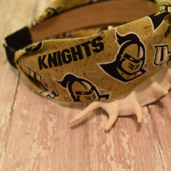 UCF Knotted Headband - University of Central Florida Headband - College Football Headband - Unique Colleague Headbands.