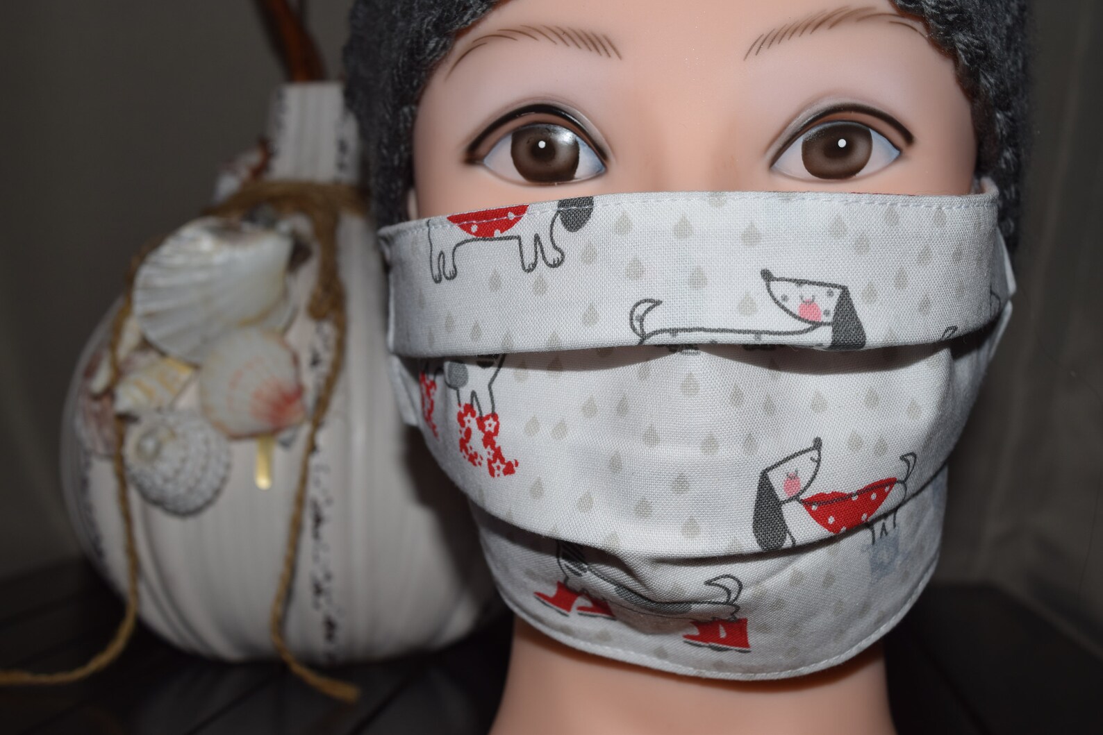 Dog With Boots Face Mask / Reusable Face Mask / Washable Face Etsy