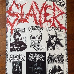SLAYER MAG / METALION 2011 Promo Poster A3 11x17 Black Death Metal Sodom Bathory Quorthon Darkthrone Norway Thrash Emperor Zine Nifelheim