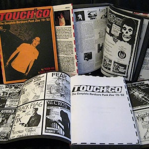 TOUCH AND GO Hardcore Punk Zine &#39;79-&#39;83, Tesco Vee ***Black Flag, Misfits, Minor Threat, Negative Approach, Meatmen, Circle Jerks, G G Allin