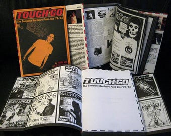 TOUCH AND GO Hardcore Punk Zine '79-'83, Tesco Vee ***Black Flag, Misfits, Minor Threat, Negative Approach, Meatmen, Circle Jerks, G G Allin