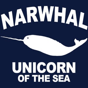 FUNNY TSHIRT Narwhal Unicorn Of The Sea T-Shirt Mens Womens Kids Cool Tee Shirt (also available on crewneck sweatshirts and hoodies) SM-5XL