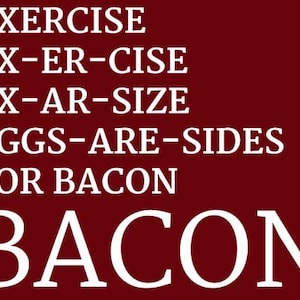 LUSTIGES SHIRT Bacon Übung T-Shirt Herren Damen Kinder T-Shirt Texas Bbq Brunch (auch auf Crewneck Sweatshirts und Hoodies erhältlich) SM-5XL