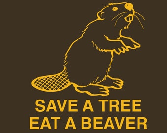 T-shirt Junior BEAVER Logo Mignon Taille L - Occasion Très Bon état, Gris