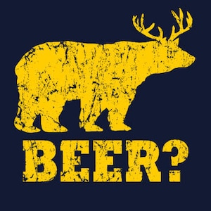 BEER SHIRT Beer Bear T-Shirt Funny Vintage Home Brewing Ipa Beer Bottle tee (also available on crewneck sweatshirts and hoodies) SM-5XL