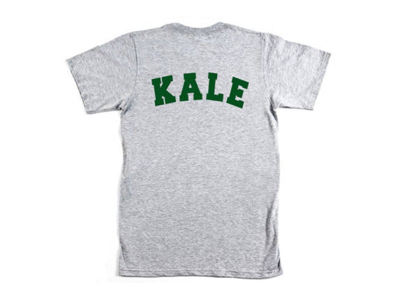 VEGAN SHIRT Kale T Shirt Vegetarian Health Food Men Womens Kids Funny Tee Shirt also available on crewneck sweatshirts and hoodies SM-5XL image 2