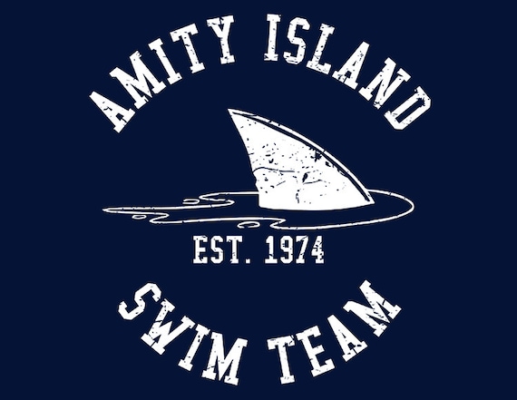 FUNNY TSHIRT Amity Island Swim Team T 