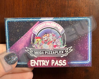 Freddy Fazbear Mega Pizza Plex Entry Pass (fnaf Security Breach