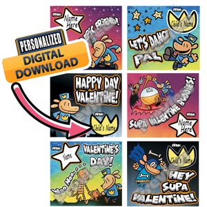 Tema de cachorro; Tema de homem Dia dos Namorados; Dia dos Namorados; Tema de gato Criança; livro; filme; Festa de classe; Dia dos Namorados DIY; Cartão de Dia dos Namorados digital; Imprimível