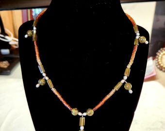 Hessoniet granaat grossular granaat toermalijn parelketting