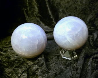 Esfera de cuarzo rosa azul: ¡calmante y de gran tamaño!