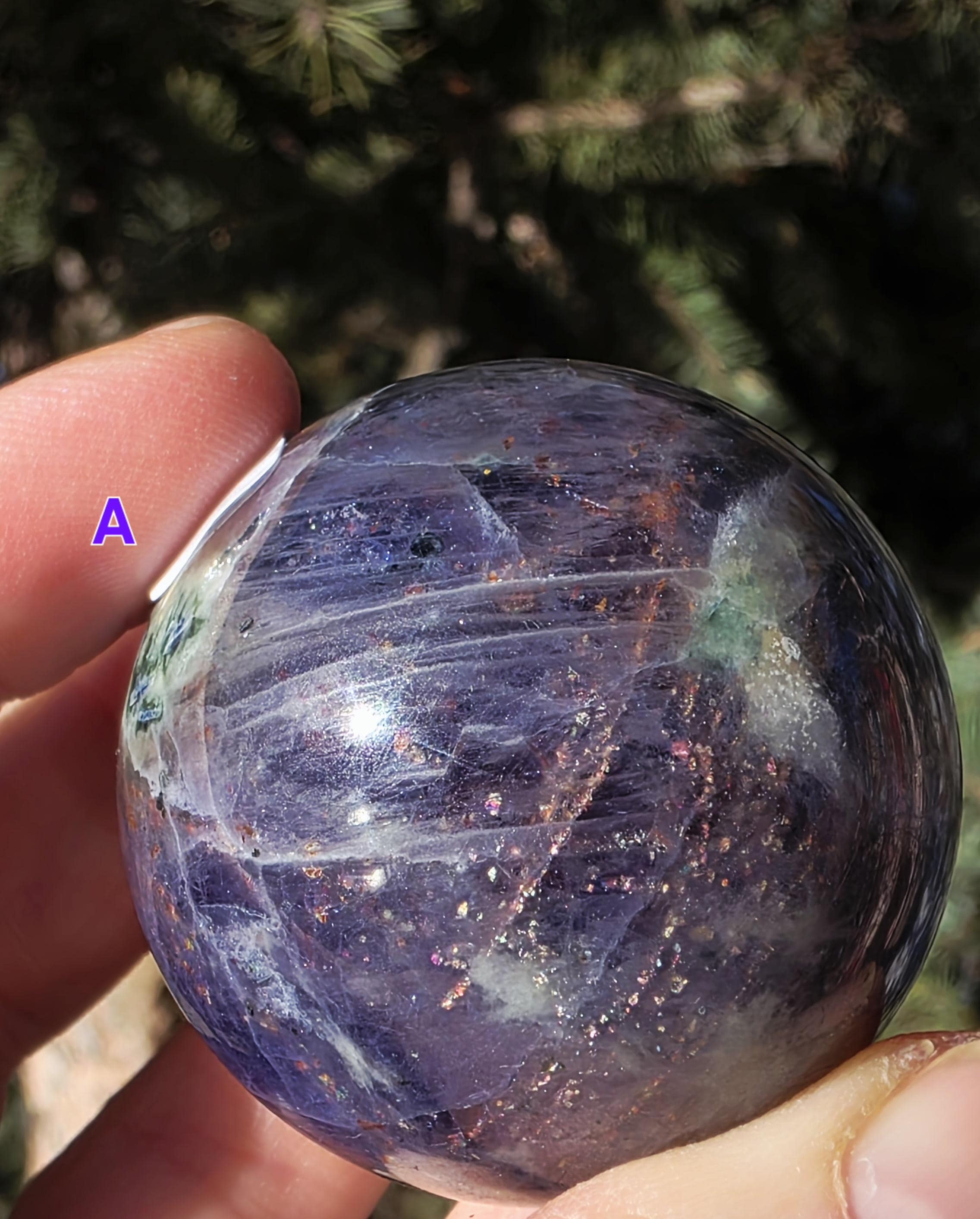 Iolite Sphere - Etsy