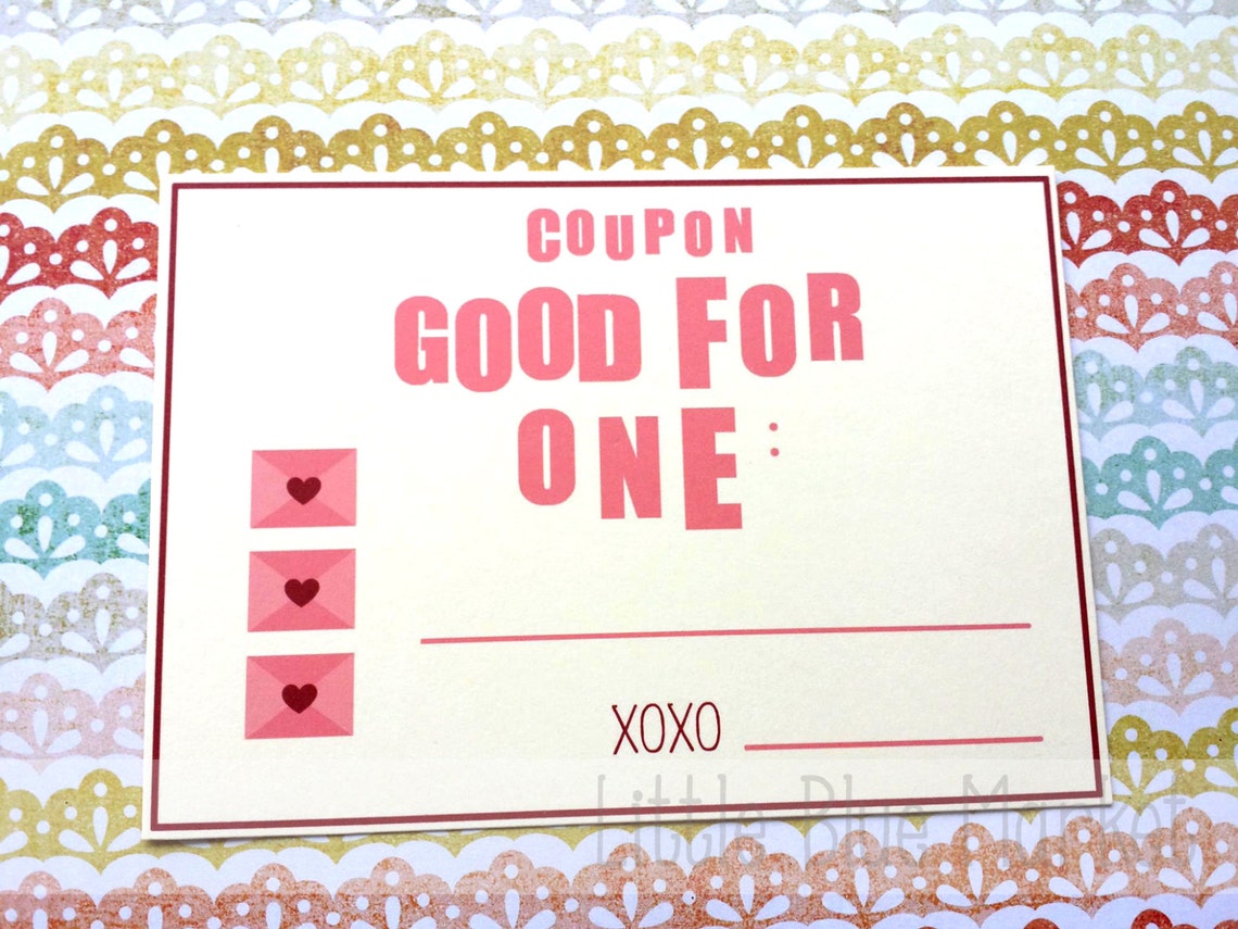 Fun Loving Single Coupons For Wife Girl Friend Anniversary Etsy