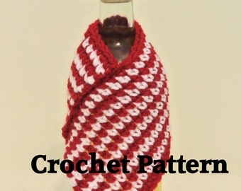 Star & Stripes Wine Bottle Cozy Crochet Pattern