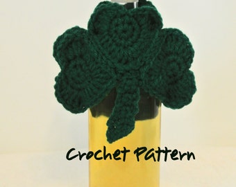 St. Patrick's Day Wine Bottle Cozy Crochet Pattern