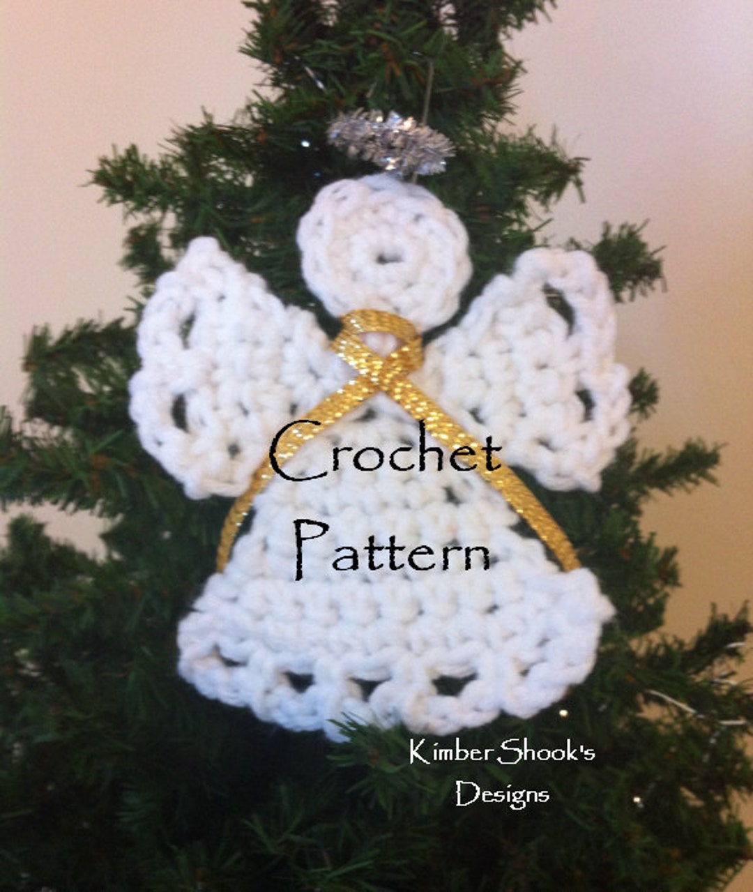 Christmas Angel Ornament Crochet Pattern Etsy Australia