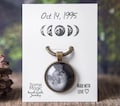 Custom Moon Phase Keychain, Personalized Gift for Men, Gift for Him, Custom Birth Moon, Personalized Key Chain, Custom Keychain, RP.1 product logo