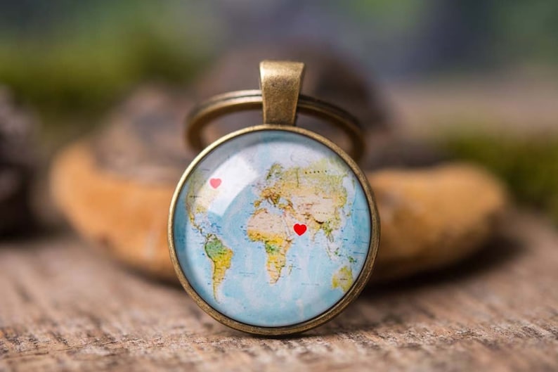 long distance relationship gift, custom map keychain, keyring for boyfriend, Custom Engraved Jewelry, Mothers Day Gift For Mom, Fathers Day Gift For Dad, Personalized Gift For Boyfriend, Gift For Girlfriend, Gift For Her, Gift For Him, Gift For Men