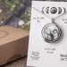 Personalized Gift For Her, Custom Moon Phase Necklace, Gift For Women, Girlfriend Gift, Anniversary Gift, Birthday Gift For Her, Locket Gift