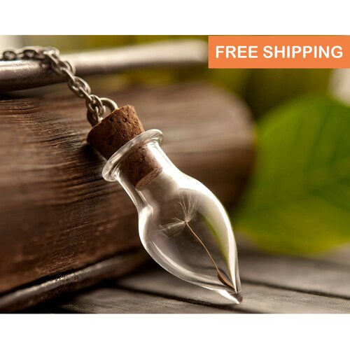 Gift for women, girlfriend gift, best friend necklace, birthday gift for her, dandelion jewelry, dandelion necklace, nature necklace